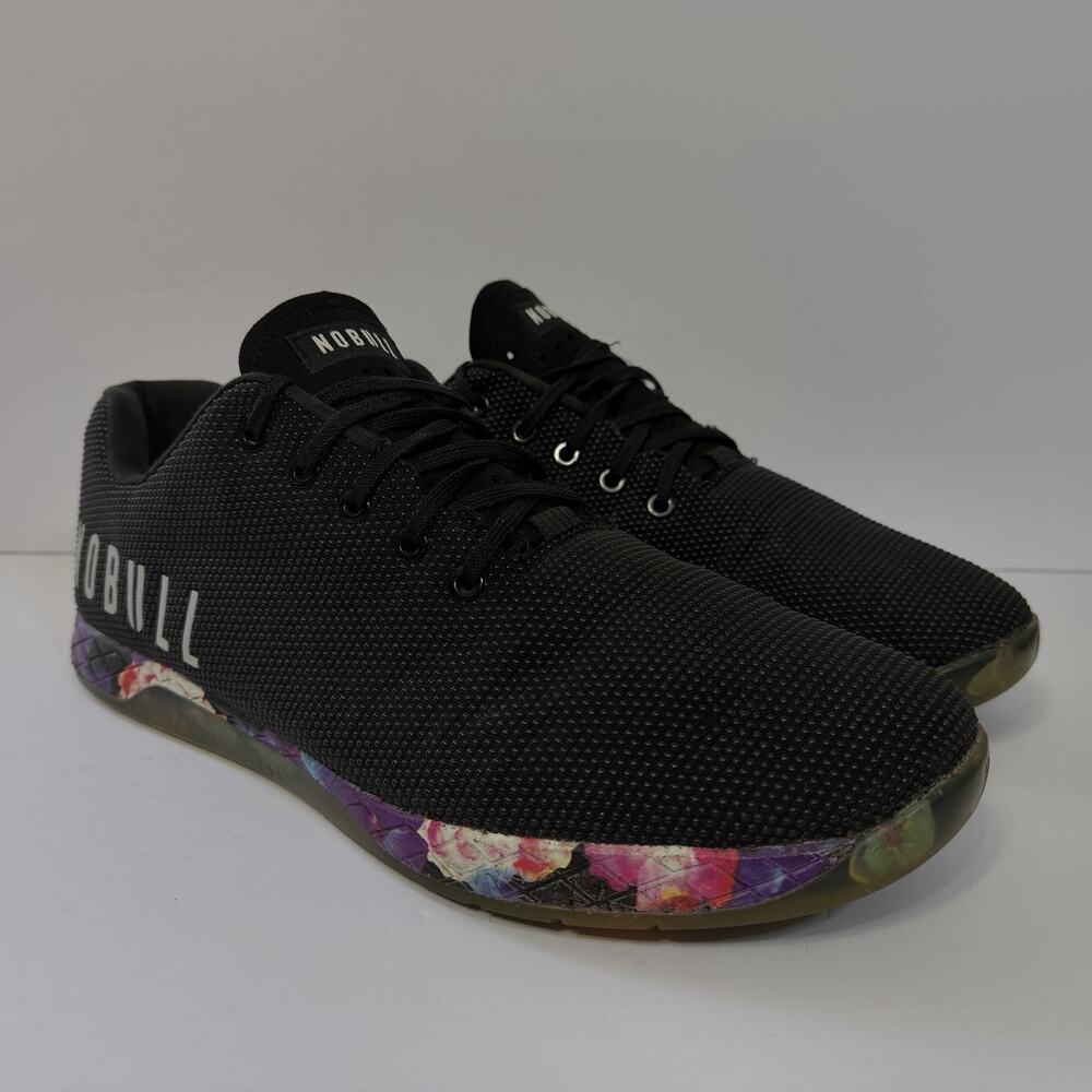Nobull Outwork Midnight Palm Shoe Sneaker Black Floral Men's 14 Women's 15.5